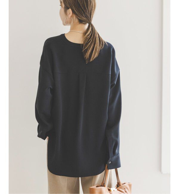 NOBLE「《追加》ワークディテールドレープシャツ 4」|シャツ・ブラウス|