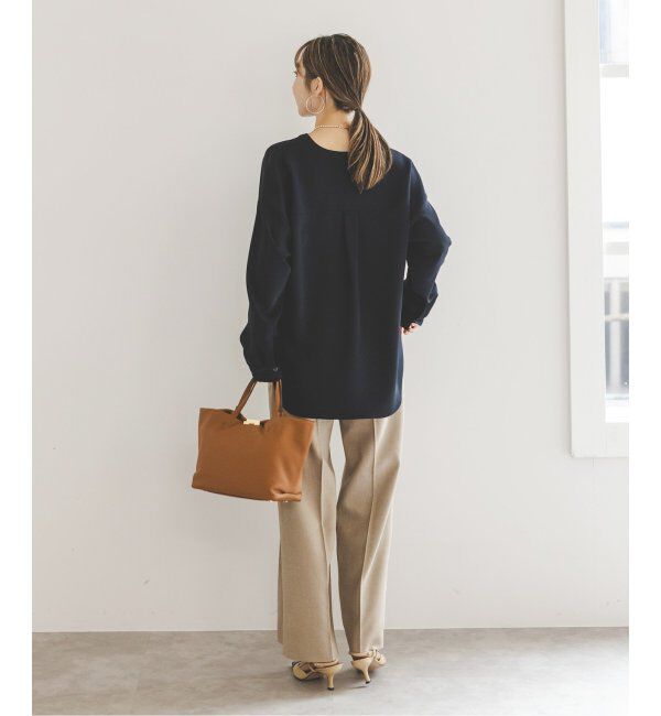NOBLE「《追加》ワークディテールドレープシャツ 4」|シャツ・ブラウス|