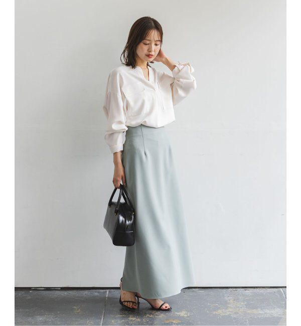 NOBLE「《追加》ワークディテールドレープシャツ 4」|シャツ・ブラウス|
