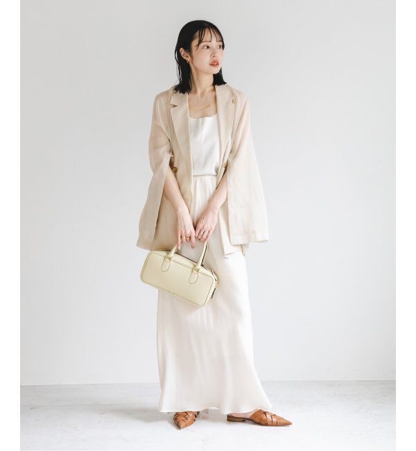 NOBLE「《追加》ソフトオーガンジーシアージャケット 2」|テーラードジャケット|