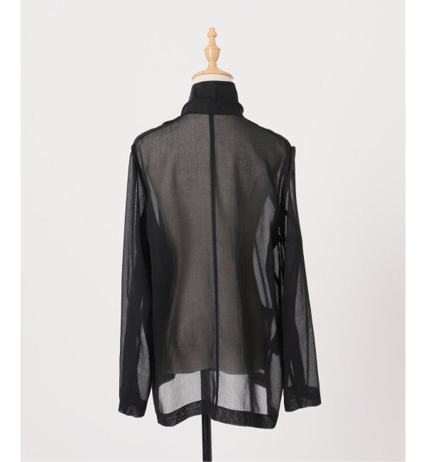 NOBLE「《追加》ソフトオーガンジーシアージャケット 2」|テーラードジャケット|