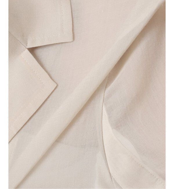 NOBLE「《追加》ソフトオーガンジーシアージャケット 2」|テーラードジャケット|