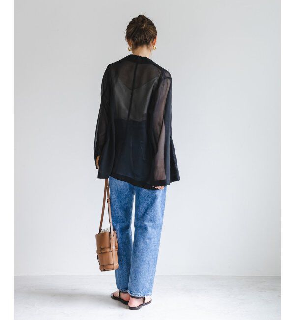 NOBLE「《追加》ソフトオーガンジーシアージャケット 2」|テーラードジャケット|