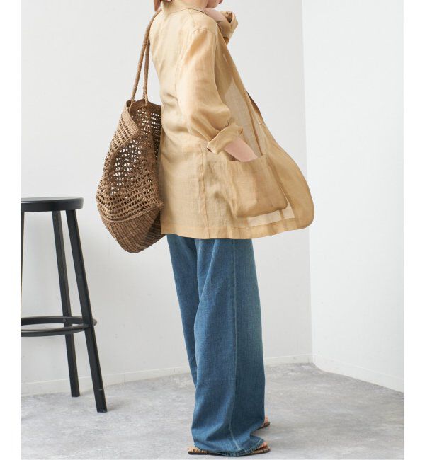 Spick and Span「ラミーミックスシアージャケット」|テーラードジャケット|