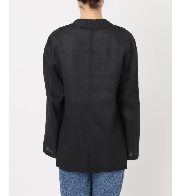 Spick and Span「ラミーミックスシアージャケット」|テーラードジャケット|