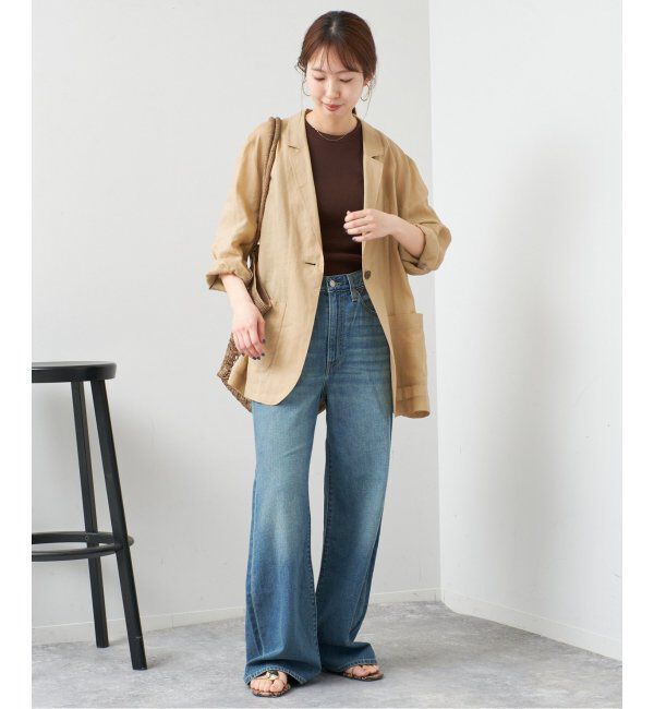 Spick and Span「ラミーミックスシアージャケット」|テーラードジャケット|