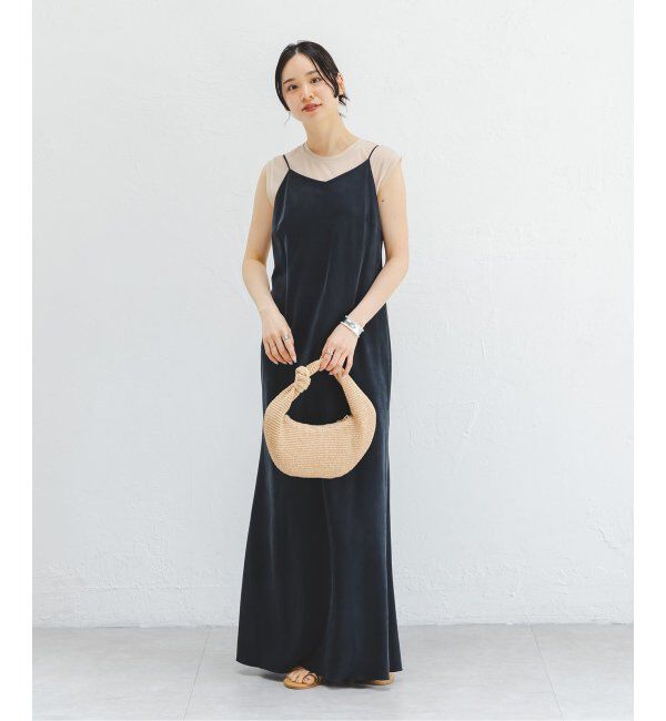 NOBLE「《追加2》シアースキニーノースリーブトップス」|Tシャツ・カットソー|