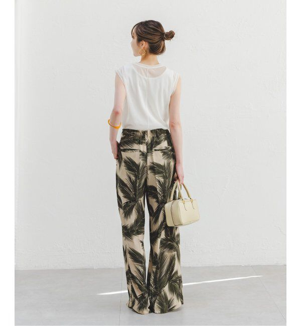 NOBLE「《追加2》シアースキニーノースリーブトップス」|Tシャツ・カットソー|