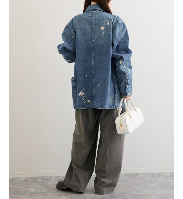 U by SPICK&SPAN「《追加》2WAYトロタックイージーワイド」|スラックス|