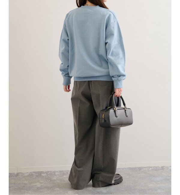 U by SPICK&SPAN「《追加》2WAYトロタックイージーワイド」|スラックス|