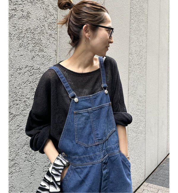 FRAMeWORK「≪新色追加≫ウォッシャブルニュアンスワイドプルオーバー2」|ニット・セーター|ブラック