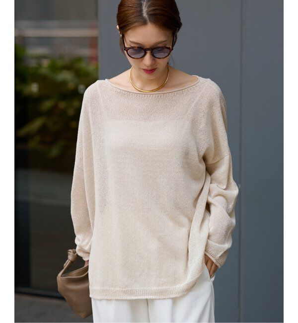 FRAMeWORK「≪新色追加≫ウォッシャブルニュアンスワイドプルオーバー2」|ニット・セーター|