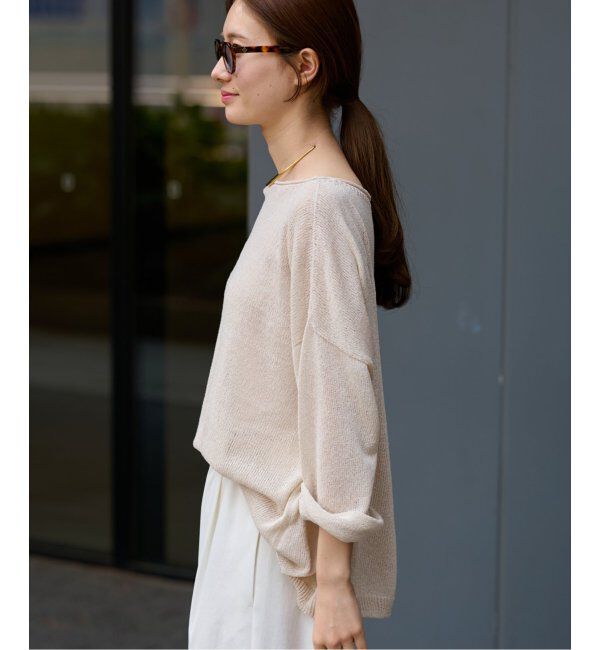 FRAMeWORK「≪新色追加≫ウォッシャブルニュアンスワイドプルオーバー2」|ニット・セーター|