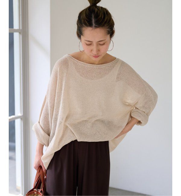 FRAMeWORK「≪新色追加≫ウォッシャブルニュアンスワイドプルオーバー2」|ニット・セーター|