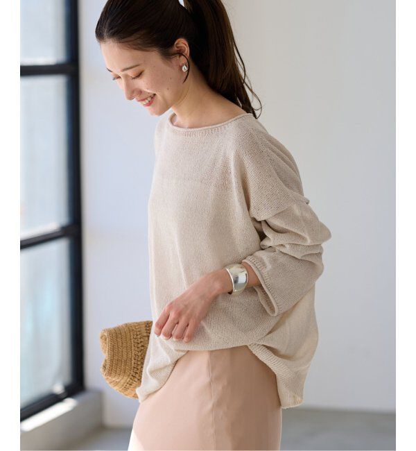 FRAMeWORK「≪新色追加≫ウォッシャブルニュアンスワイドプルオーバー2」|ニット・セーター|