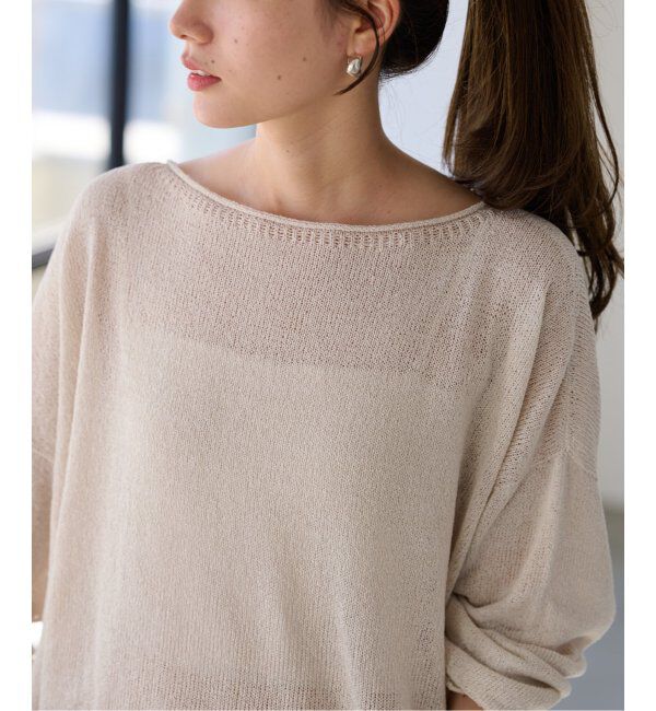 FRAMeWORK「≪新色追加≫ウォッシャブルニュアンスワイドプルオーバー2」|ニット・セーター|