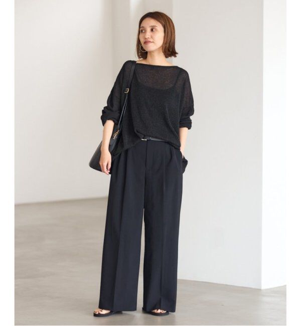 FRAMeWORK「≪新色追加≫ウォッシャブルニュアンスワイドプルオーバー2」|ニット・セーター|