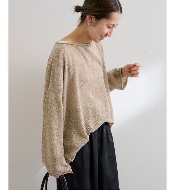 FRAMeWORK「≪新色追加≫ウォッシャブルニュアンスワイドプルオーバー2」|ニット・セーター|