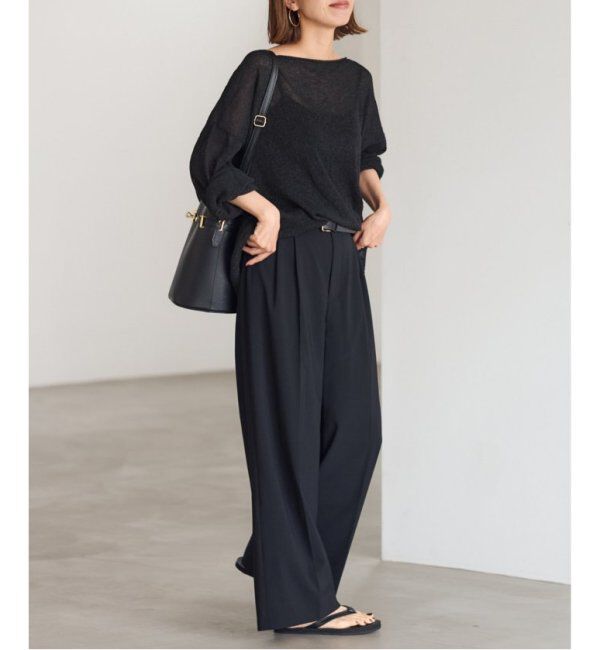 FRAMeWORK「≪新色追加≫ウォッシャブルニュアンスワイドプルオーバー2」|ニット・セーター|