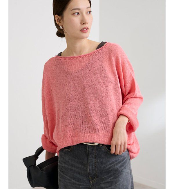 FRAMeWORK「≪新色追加≫ウォッシャブルニュアンスワイドプルオーバー2」|ニット・セーター|