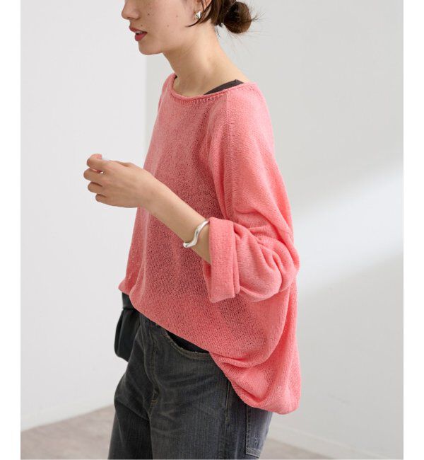 FRAMeWORK「≪新色追加≫ウォッシャブルニュアンスワイドプルオーバー2」|ニット・セーター|