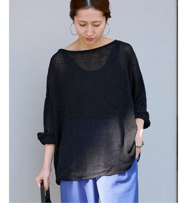 FRAMeWORK「≪新色追加≫ウォッシャブルニュアンスワイドプルオーバー2」|ニット・セーター|