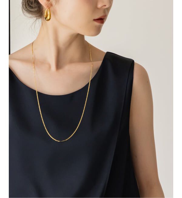 NOBLE「【洗える】ルナサテンレイヤードブラウス」|シャツ・ブラウス|