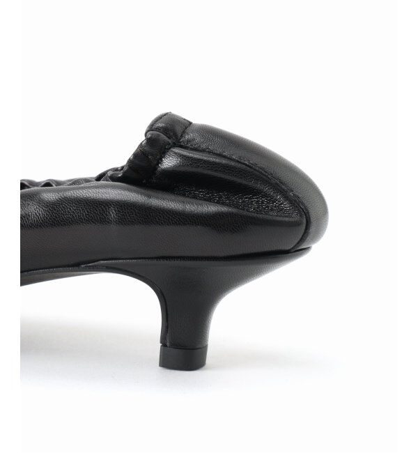 NOBLE「CORSOROMA9/コルソローマ ノーヴェ ギャザーヒールシューズ」|パンプス|