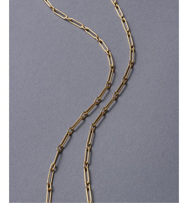 Lilas by Spick&Span「ロングクリップチェーンネックレス K18」|ネックレス|