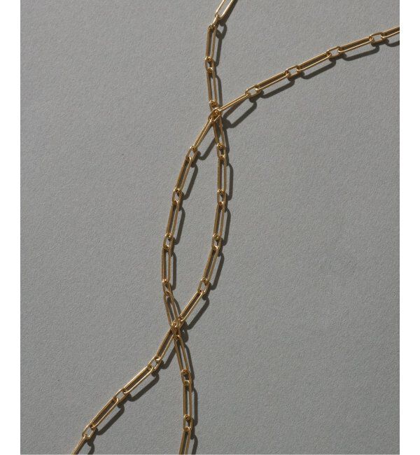 Lilas by Spick&Span「ロングクリップチェーンネックレス K18」|ネックレス|