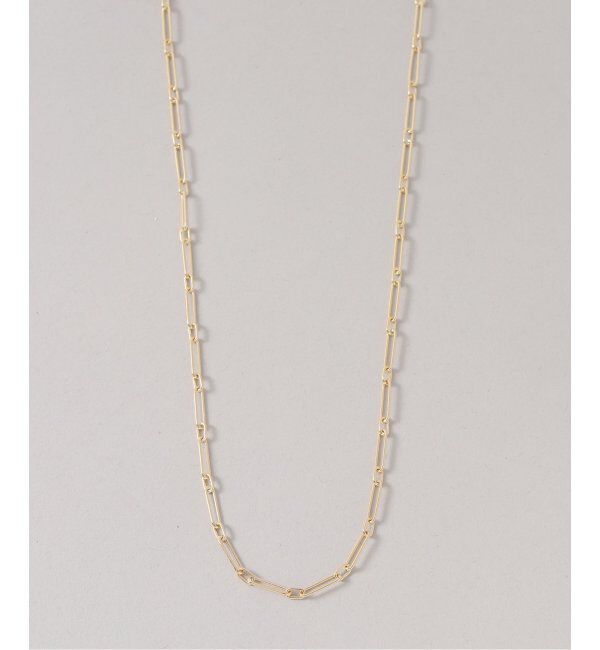 Lilas by Spick&Span「ロングクリップチェーンネックレス K18」|ネックレス|