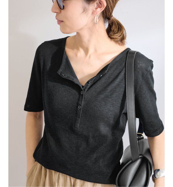 FRAMeWORK「スラブシアーテレコヘンリーS/S-Tee」|Tシャツ・カットソー|