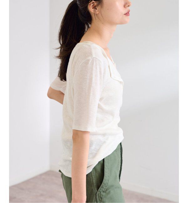 FRAMeWORK「スラブシアーテレコヘンリーS/S-Tee」|Tシャツ・カットソー|