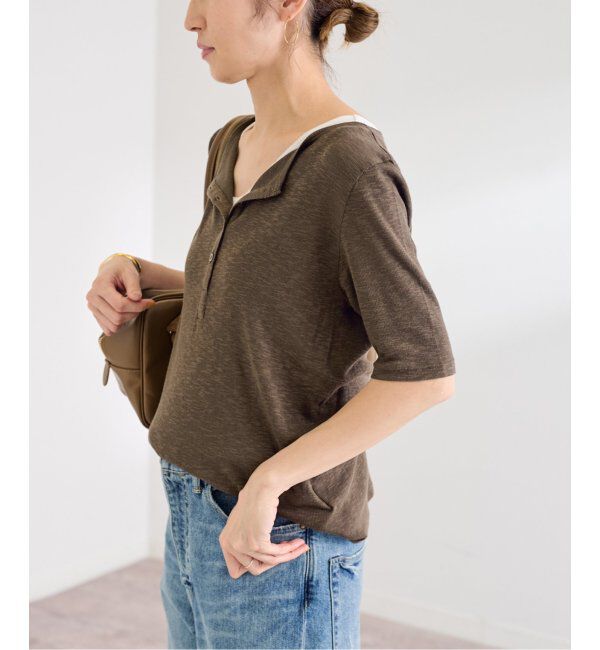 FRAMeWORK「スラブシアーテレコヘンリーS/S-Tee」|Tシャツ・カットソー|