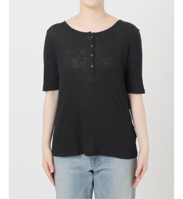 FRAMeWORK「スラブシアーテレコヘンリーS/S-Tee」|Tシャツ・カットソー|