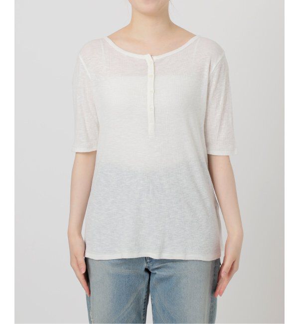 FRAMeWORK「スラブシアーテレコヘンリーS/S-Tee」|Tシャツ・カットソー|