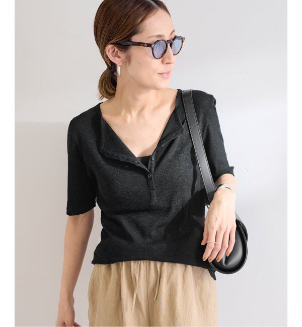 FRAMeWORK「スラブシアーテレコヘンリーS/S-Tee」|Tシャツ・カットソー|