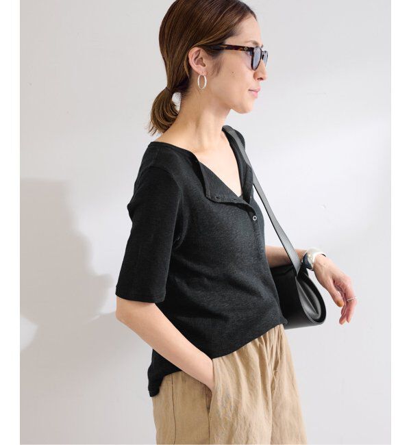 FRAMeWORK「スラブシアーテレコヘンリーS/S-Tee」|Tシャツ・カットソー|