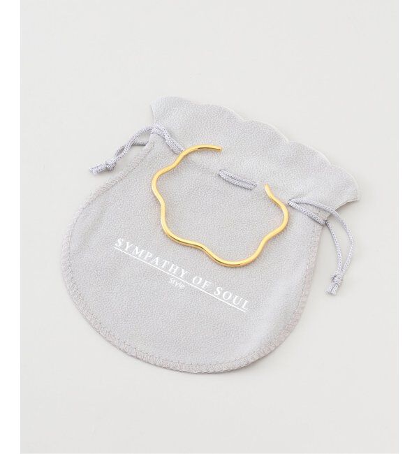 NOBLE「SYMPATHY OF SOUL/シンパシーオブソウル Cloud Bangle(ゴールド)」|ブレスレット・バングル|