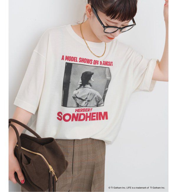 Spick and Span「GOOD ROCK SPEED / グッドロックスピード 別注LIFE PC Tシャツ」|Tシャツ・カットソー|ホワイト A