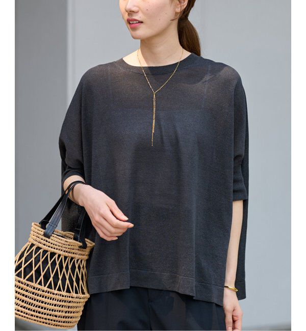 FRAMeWORK「≪追加≫ペーパーミックスポンチョニット 2」|ニット・セーター|