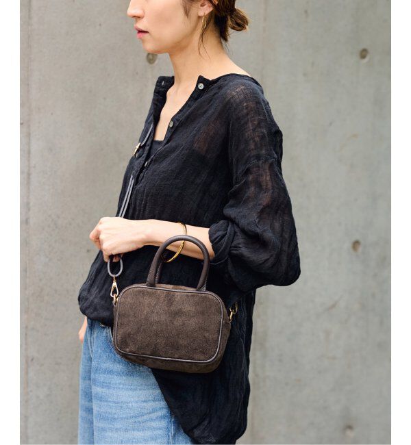 FRAMeWORK「AULENTTI/オウレンティ MINI BOX スウェードshoulderバック」|ショルダー・メッセンジャー|