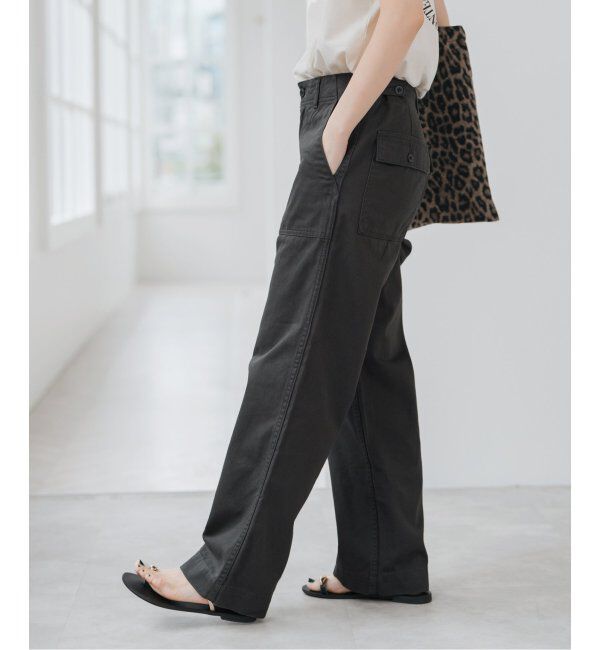 Spick and Span「《追加》ルーズベイカーパンツ」|カーゴ|