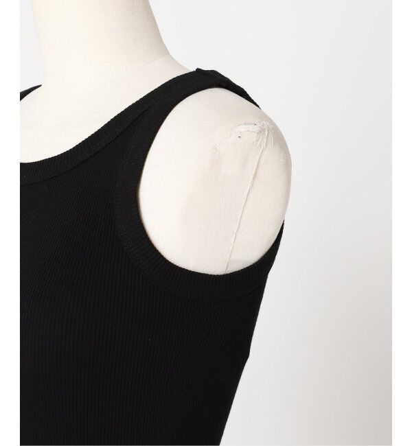 Spick and Span「《追加2》甘撚テレコアメスリタンク」|タンクトップ|