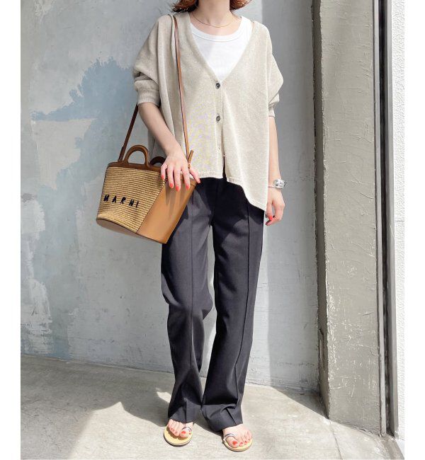 Spick and Span「《追加2》甘撚テレコアメスリタンク」|タンクトップ|