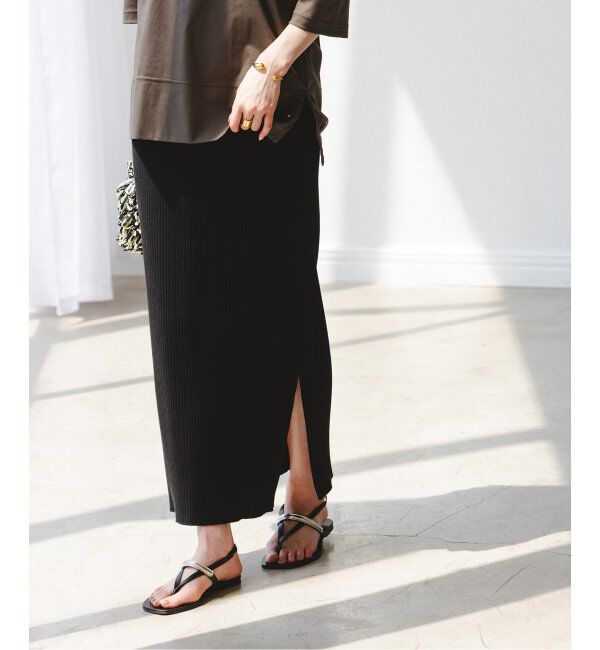 NOBLE「《WEB限定追加》トタンテレコタイトスカート18」|スカート|ブラック