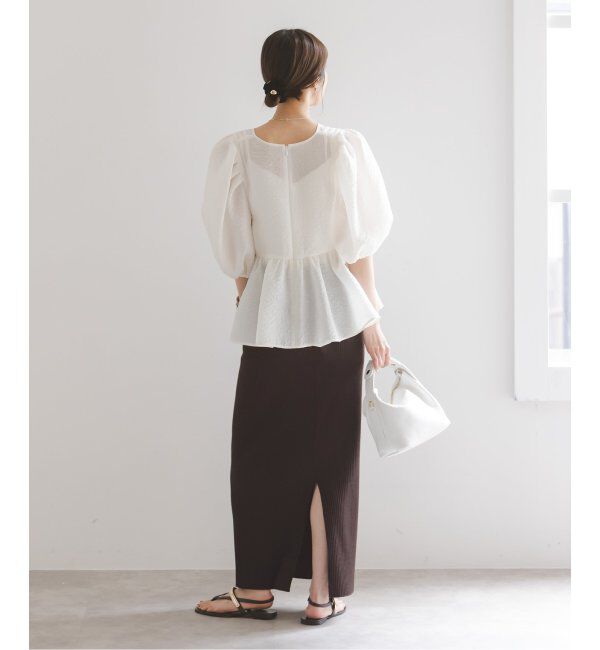 NOBLE「《WEB限定追加》トタンテレコタイトスカート18」|スカート|