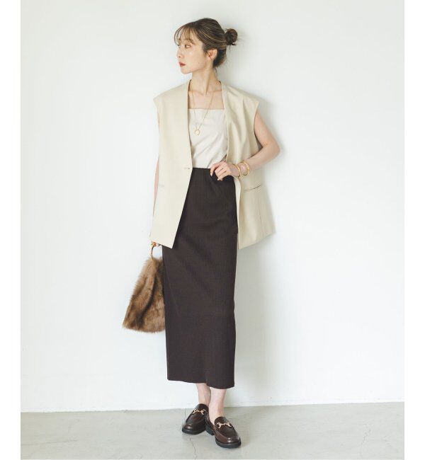 NOBLE「《WEB限定追加》トタンテレコタイトスカート18」|スカート|