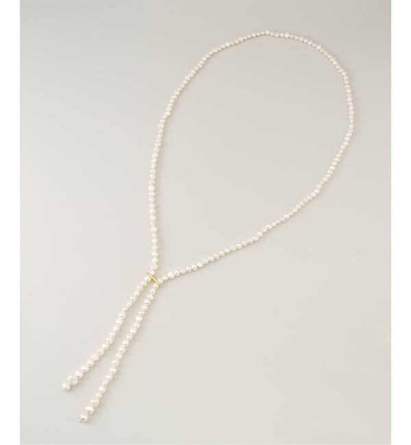 Spick and Span「EO / イオ PEARL 別注LONG NECKLACE」|ネックレス|