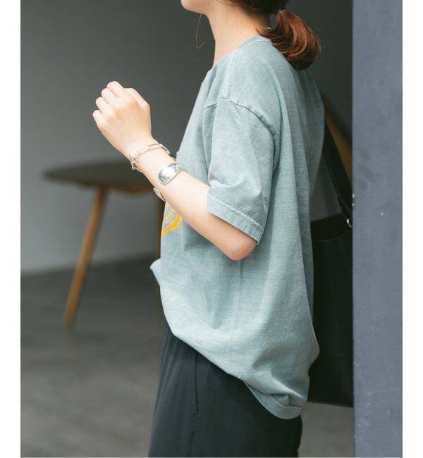 Spick and Span「AUTHEN / オーセン SS FEC FLOCKY PRINT T-SHIRT」|Tシャツ・カットソー|